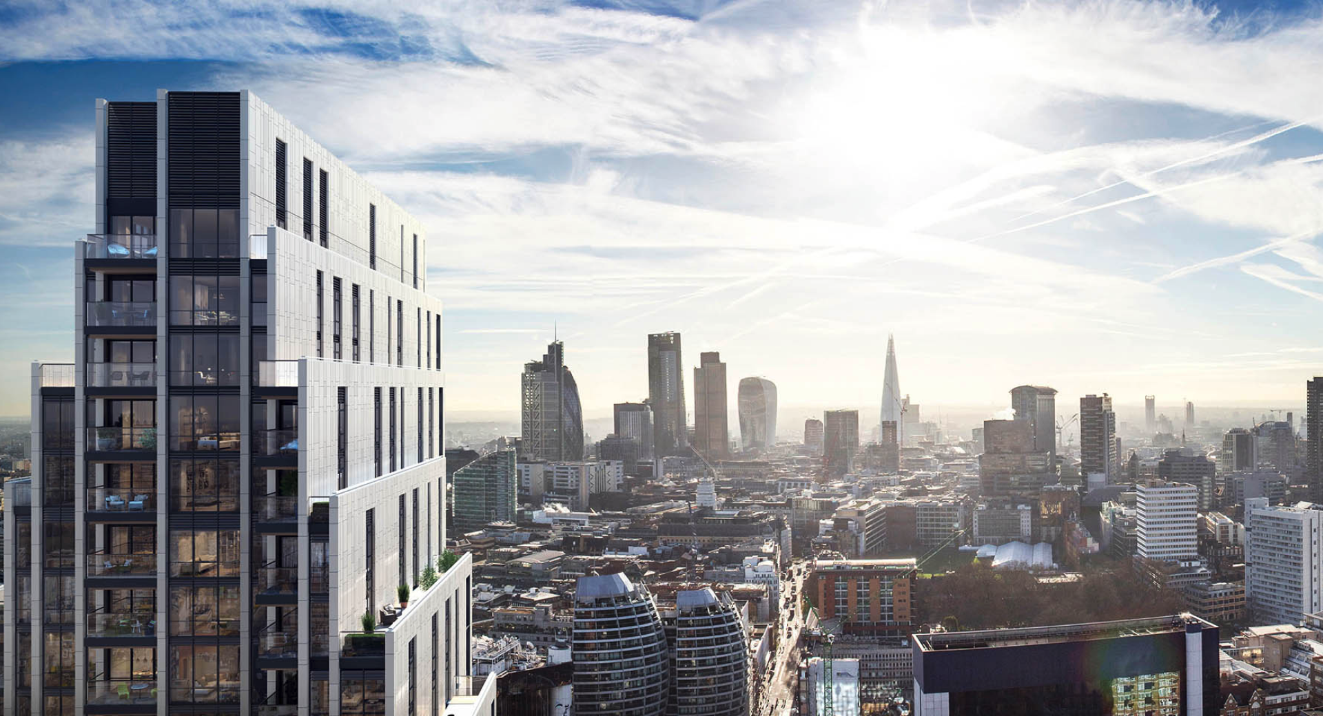 London Skyline with Buildings